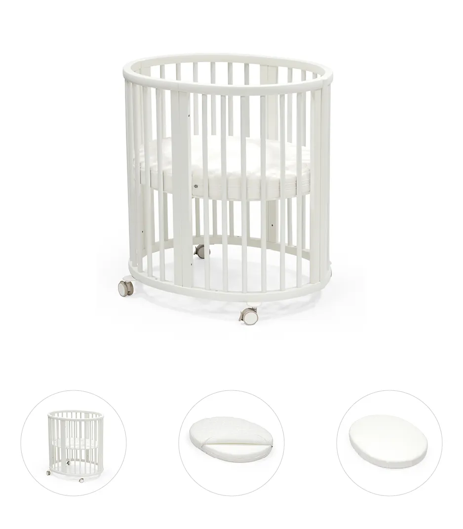 Комплект Stokke 3 предмета: Люлька Sleepi Mini V3 + Матрасик + Простыня