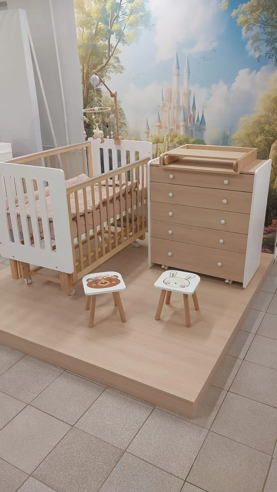 Кровать ANTEMI Mari 120х60 без маятника НИК 14