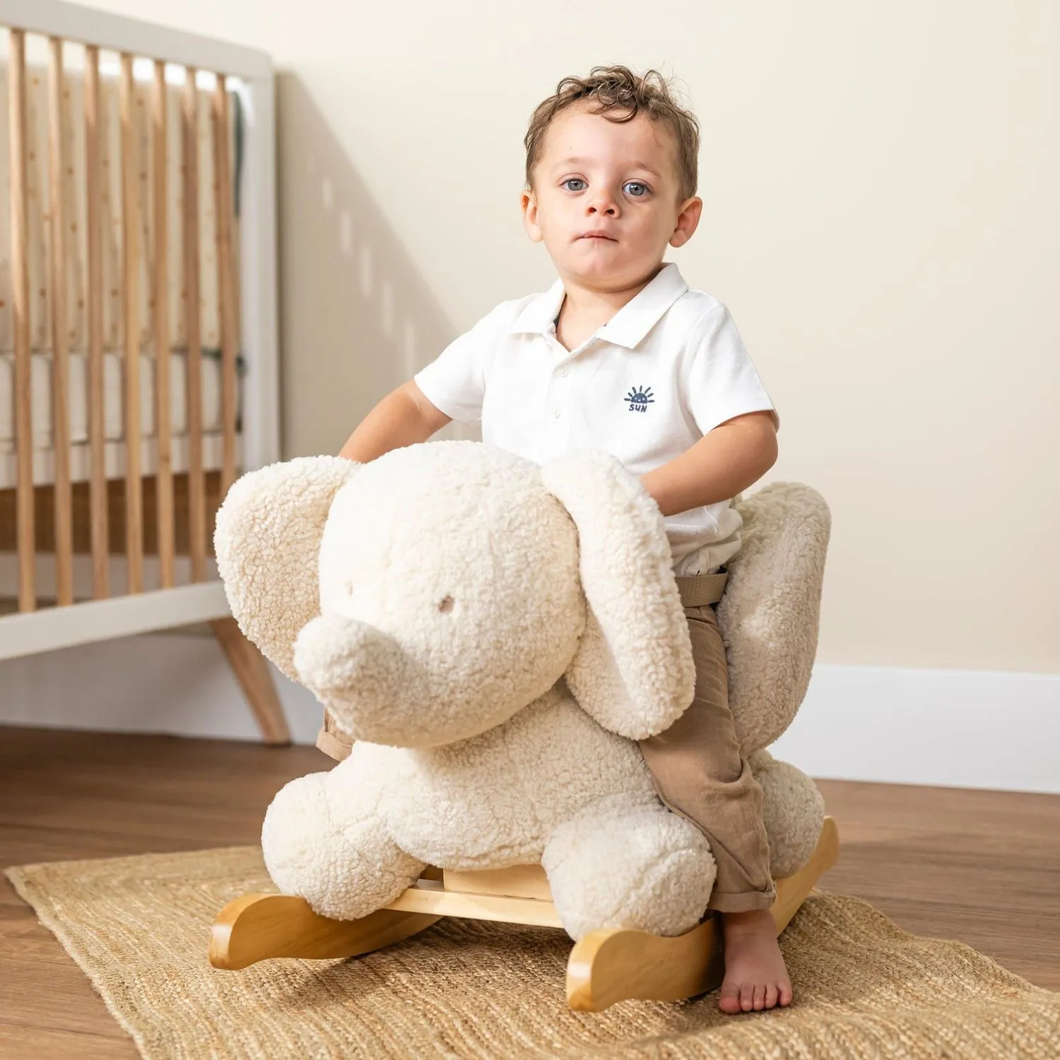 Качалка детская Nattou TEDDY Слоник ecru 544009