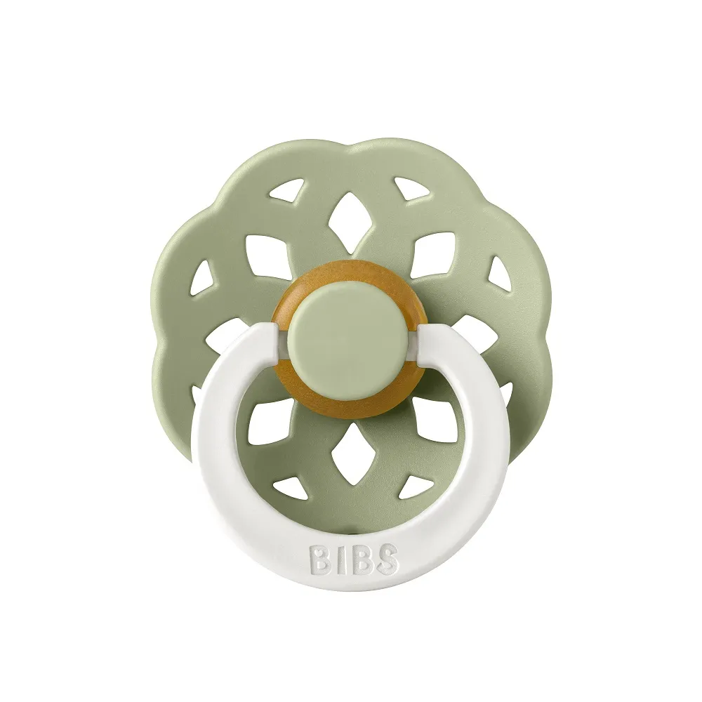 Пустышка латексная ночная BIBS Boheme Glow 0+ месяцев