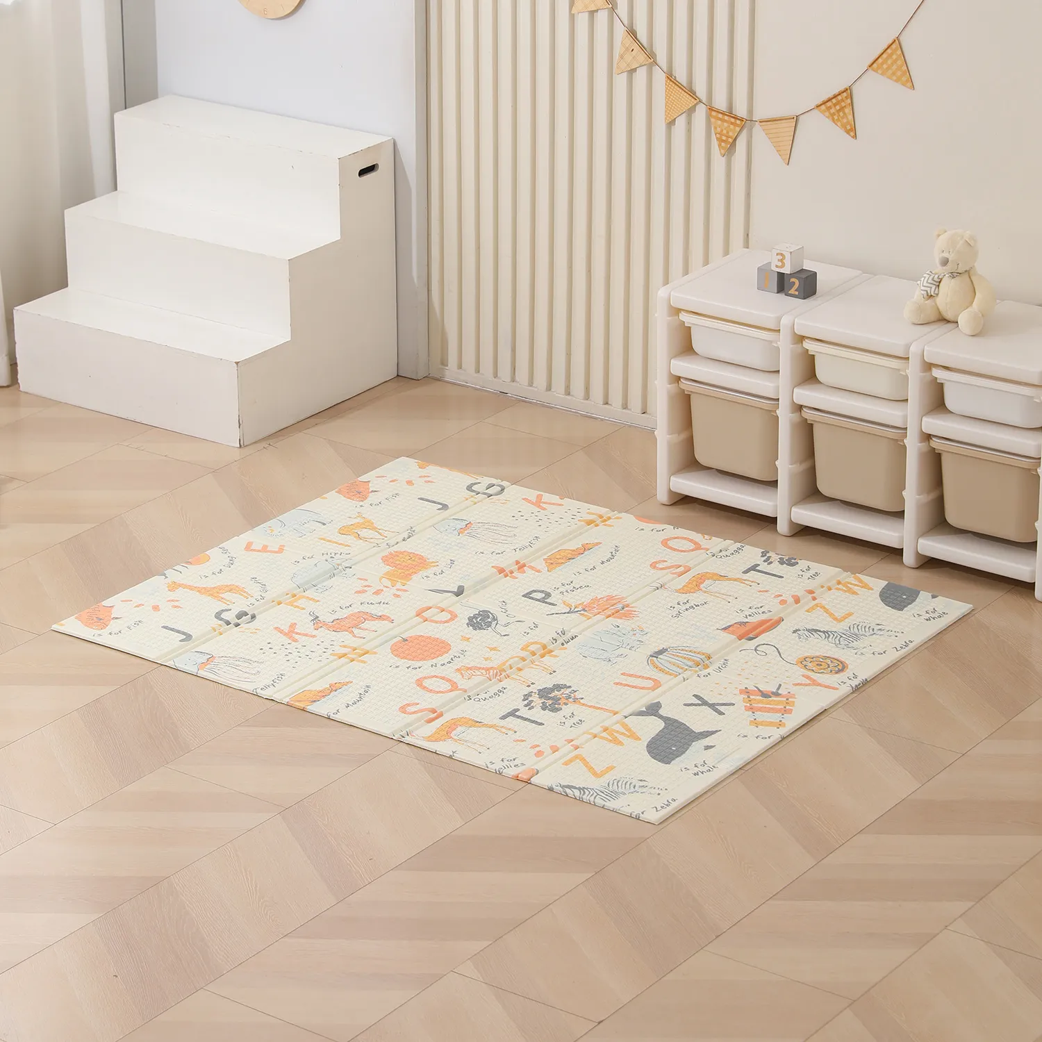 Коврик игровой складной UNIX Kids 150x180 см