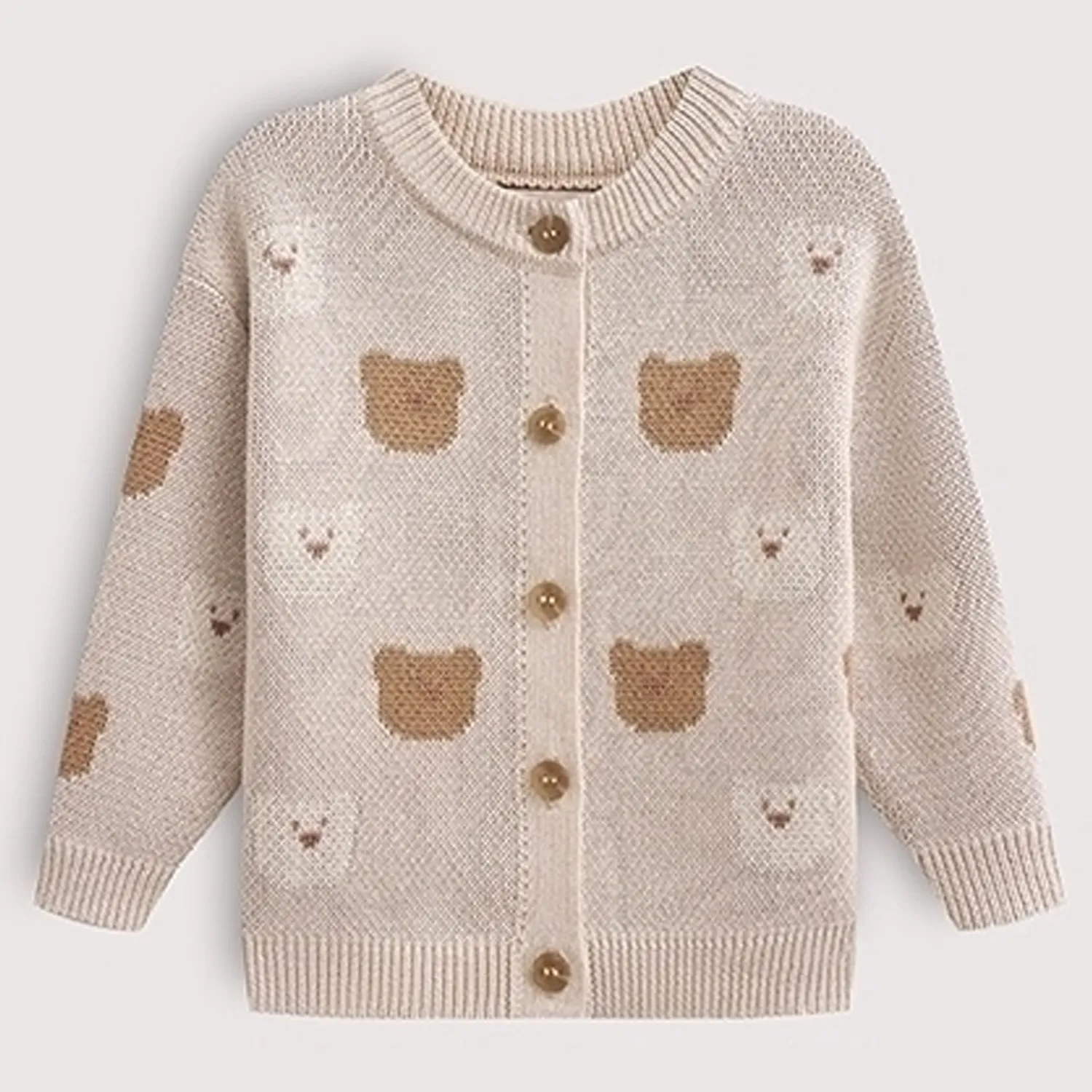 Кардиган детский LoomKnits Мишки бежевый