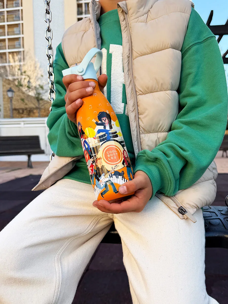Термос-термобутылка Cool Bottles Kids серия Wonders Music Beat 350мл CBBK35MB. Изображение 5