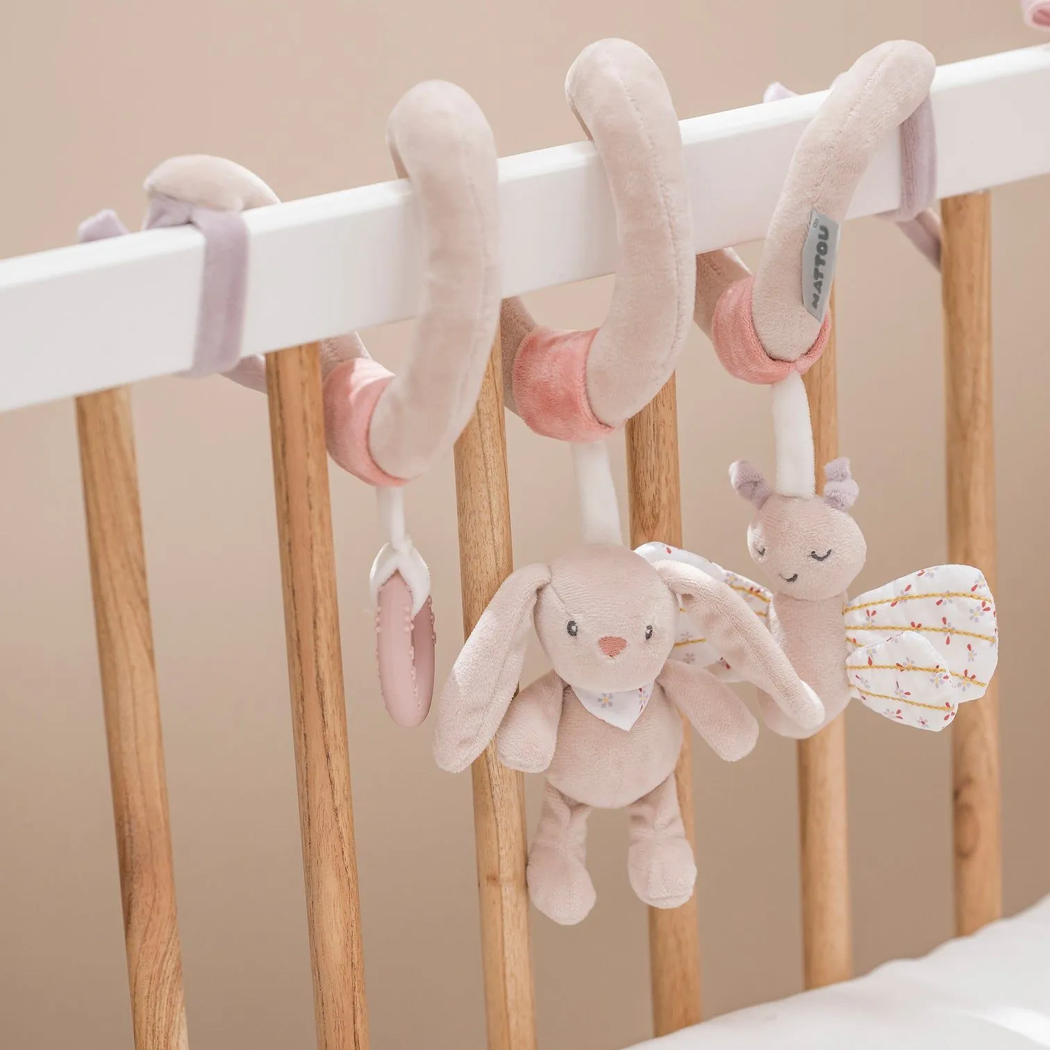 Игрушка мягкая Nattou Toy spiral Alice & Pomme Лисичка и Кролик 485227