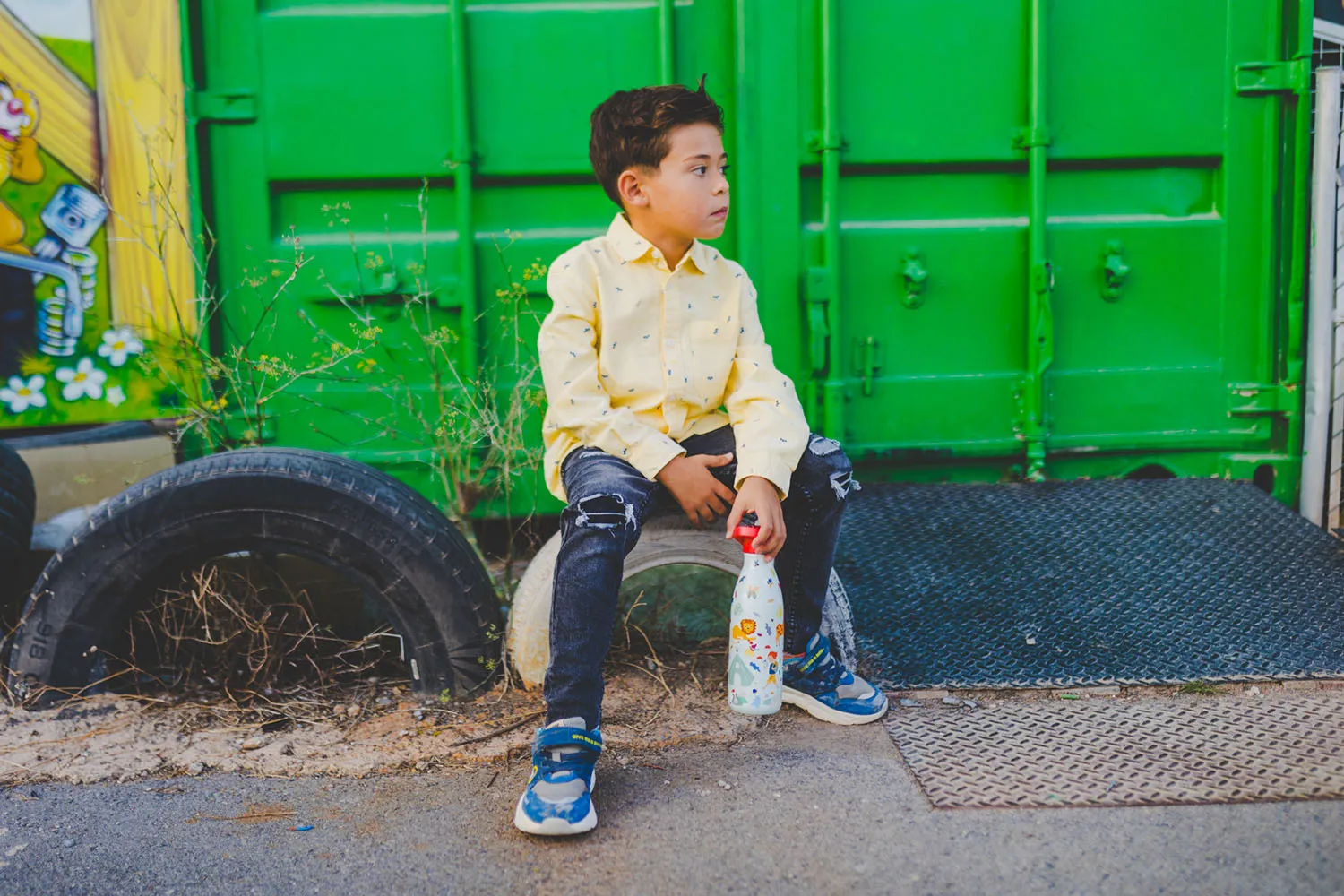 Термос–термобутылка Cool Bottles Kids серия Playland Curious Explorers 350 мл CBBK35CE