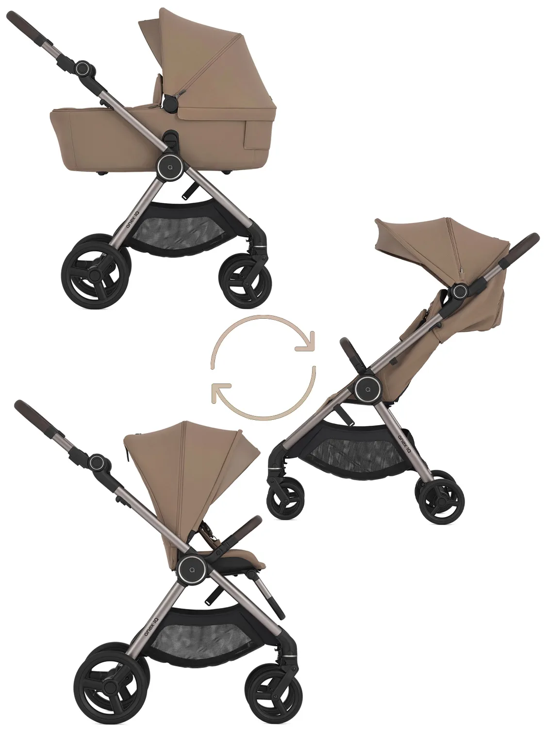 Коляска 2 в 1 Anex iQ Premium