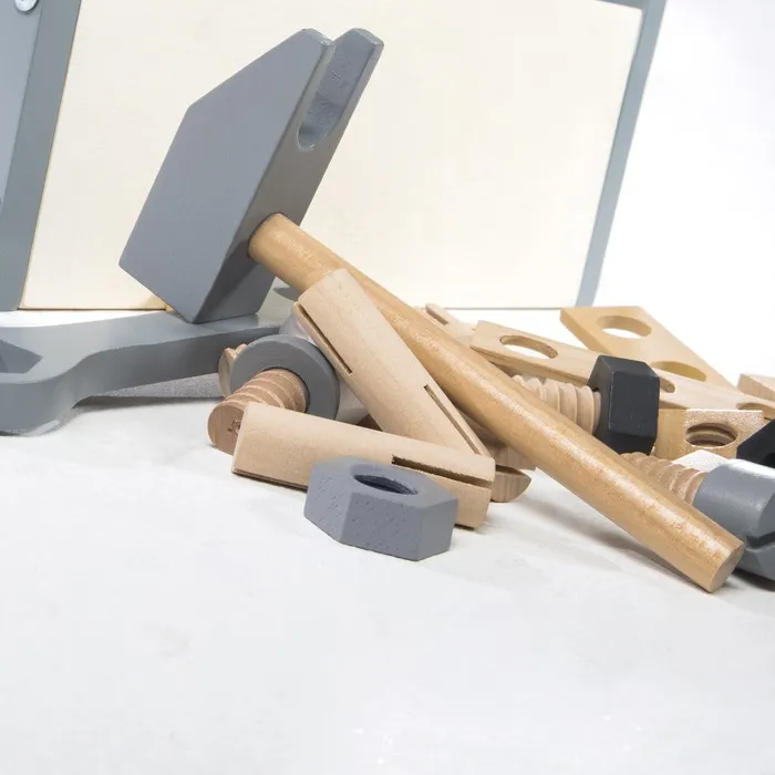 Мастерская детская для мальчиков ROBA с аксессуарами натуральный/серый 97210GA