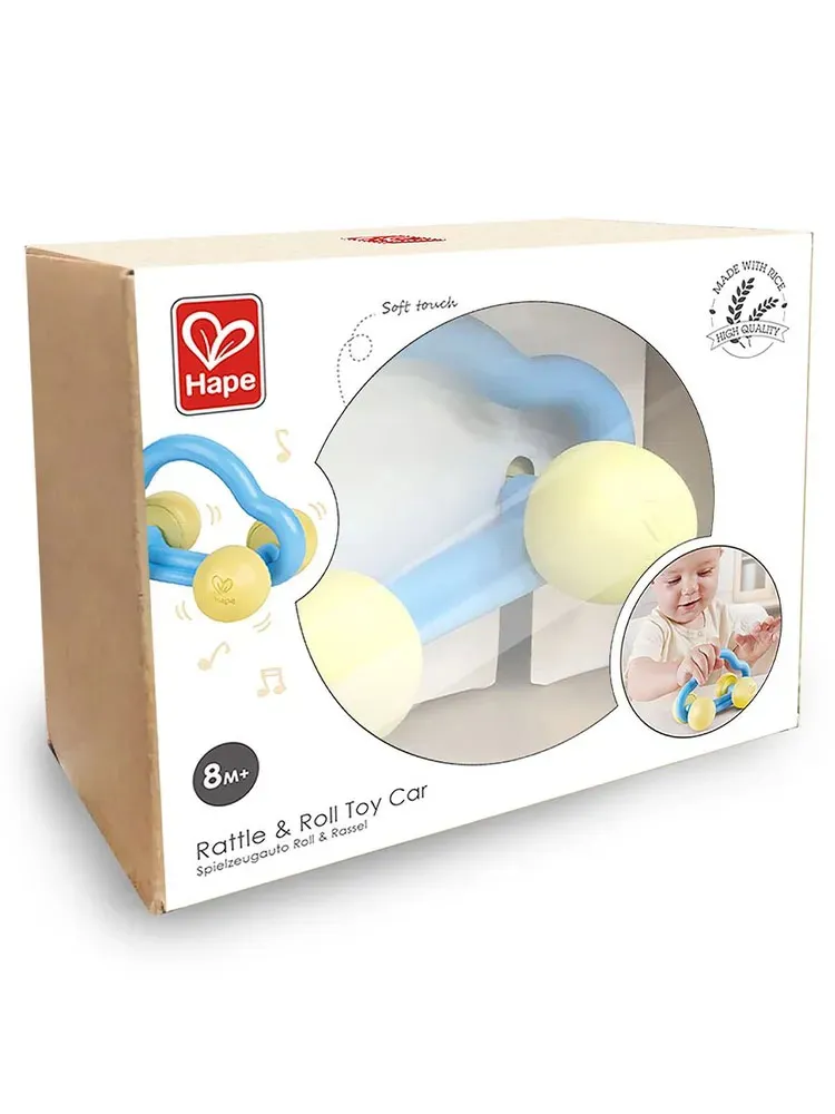Машинка Hape «Погремушка-Роллер»
