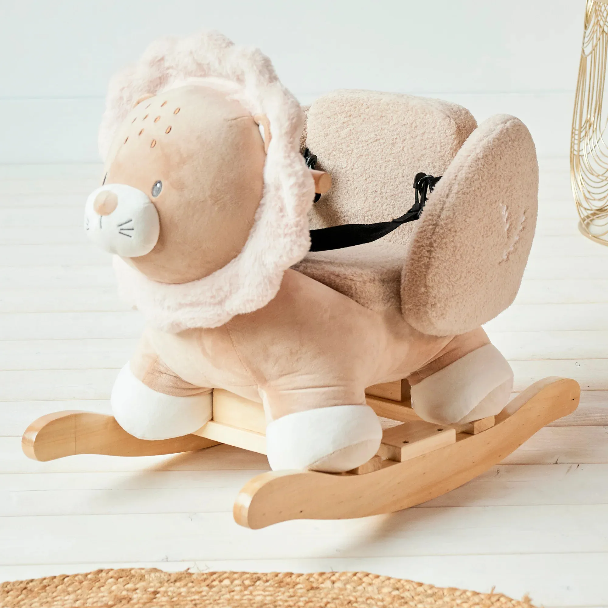 Качалка детская Nattou FLO, ERNEST & OLI Лев 682121