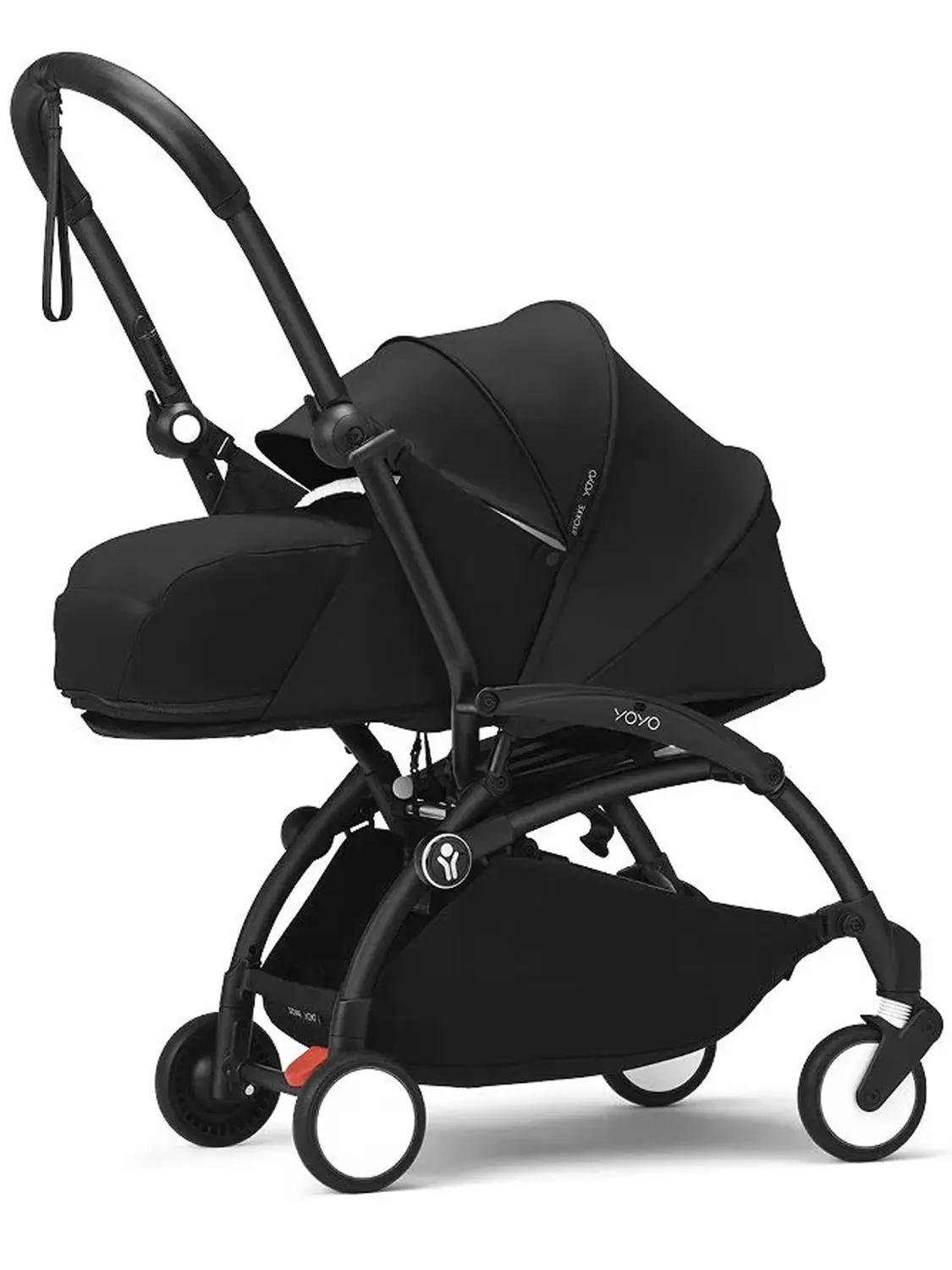 Коляска 2 в 1 Stokke YOYO3, черный, рама черная, люлька мягкая. Изображение 2