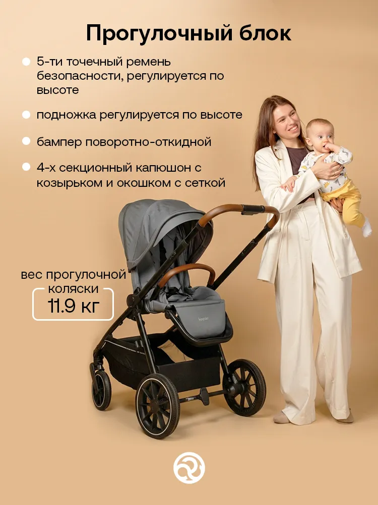 Коляска 2 в 1 Bumprider Atlas