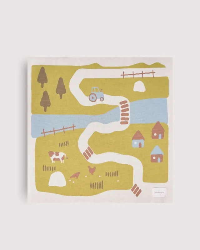 Плед детский LoomKnits Деревня Мультиколор 100х100 см LW5458-060-100/100