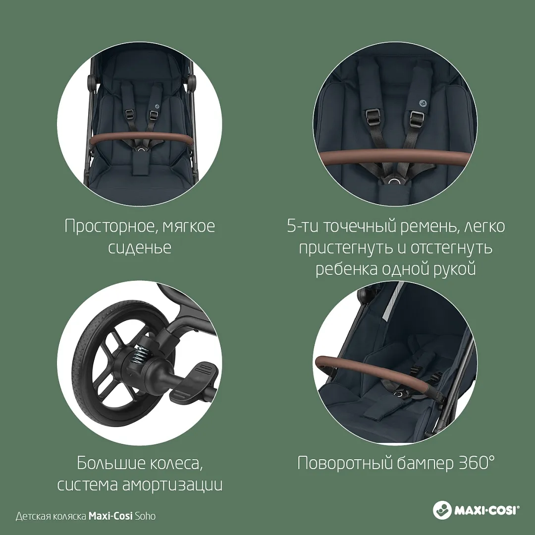 Коляска прогулочная Maxi-Cosi Soho
