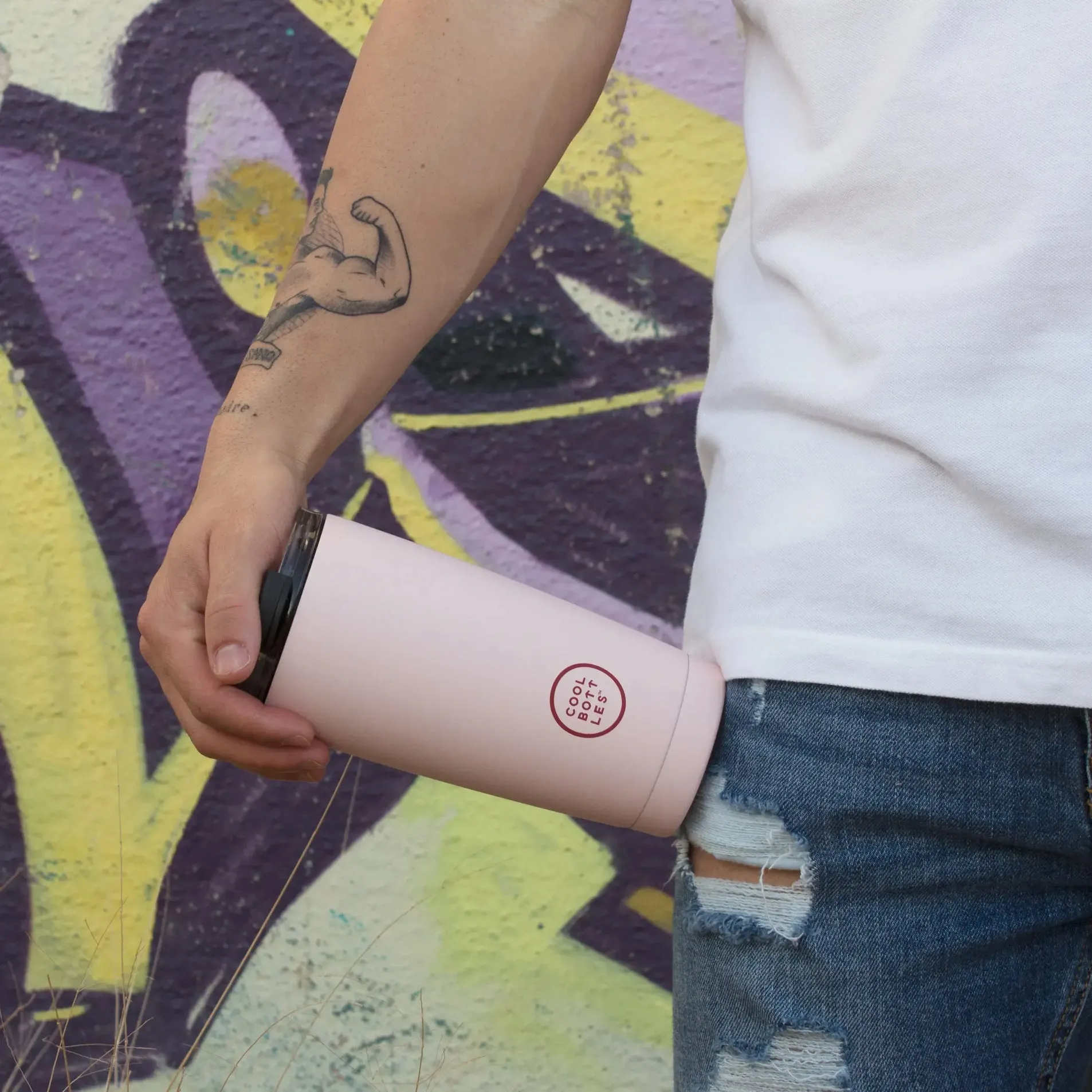 Термокружка Cool Bottles Tumbler Pastel Pink 550мл CBT55PAP