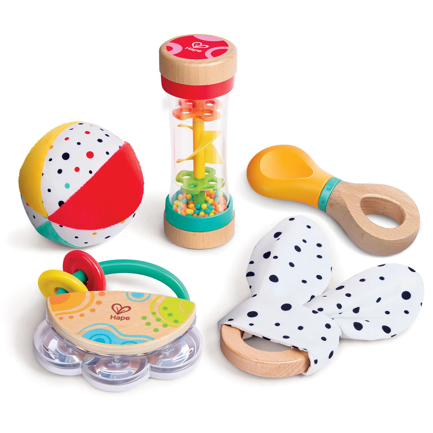 Набор погремушек Hape «Малышам» 5 предметов E0130_HP