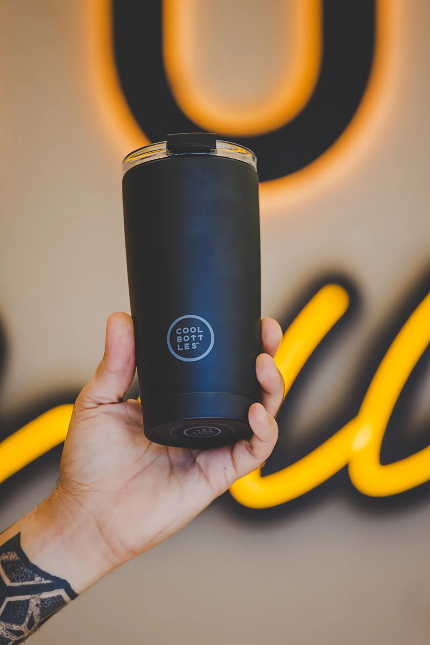 Термокружка Cool Bottles Tumbler Mono Black 330 мл CBT33MOB