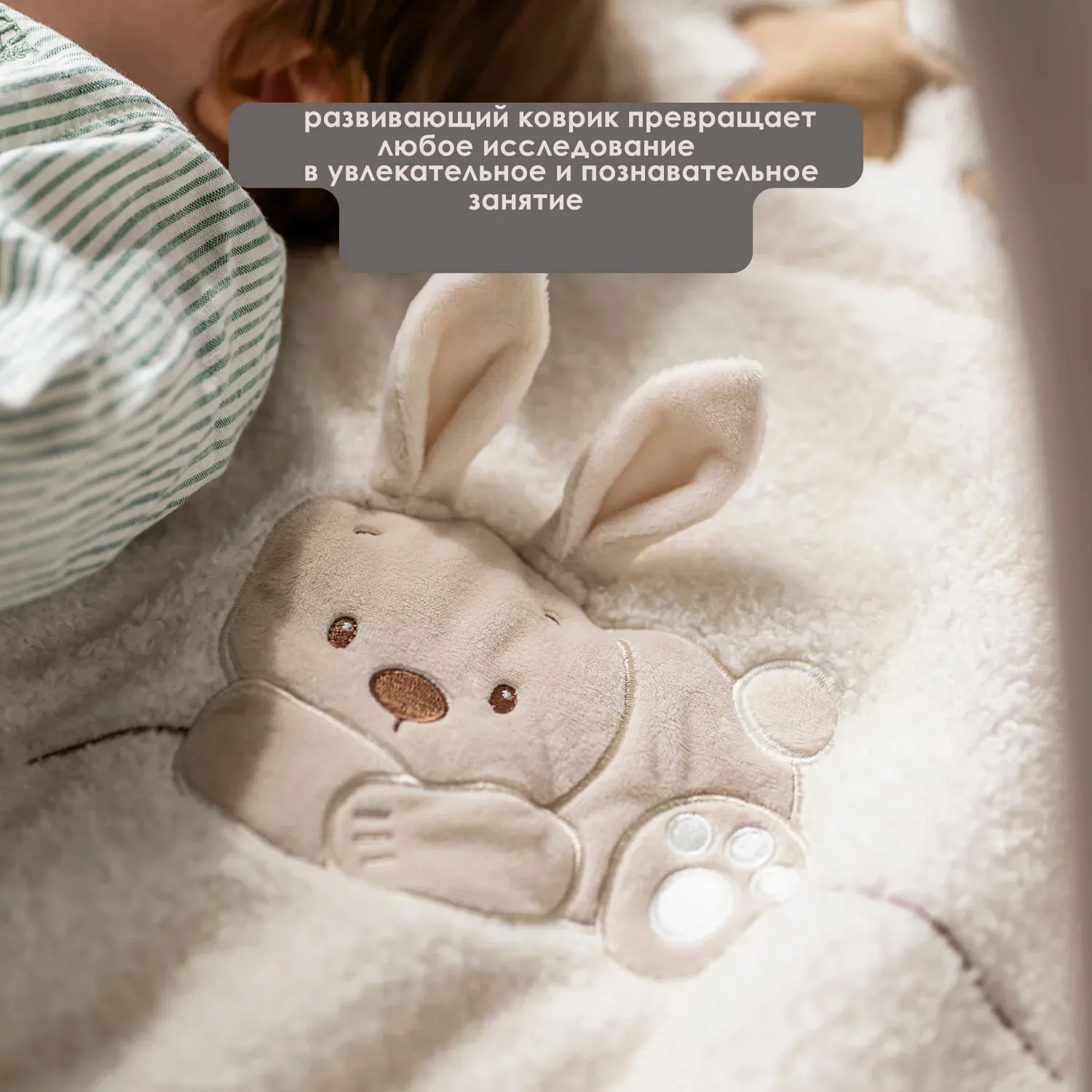 Коврик детский игровой Nattou TEDDY с арками 856393