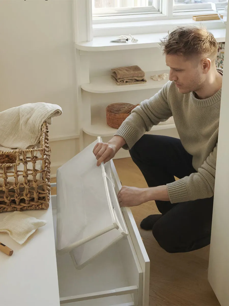 Ванночка с горкой Stokke Flexi Bath Bundle, Tub with Newborn Support Бежевый (Sandy Beige) 531512. Изображение 9