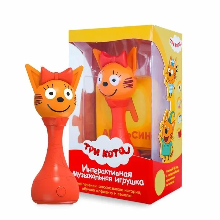 Интерактивная музыкальная игрушка Alilo Три кота Карамелька 60068