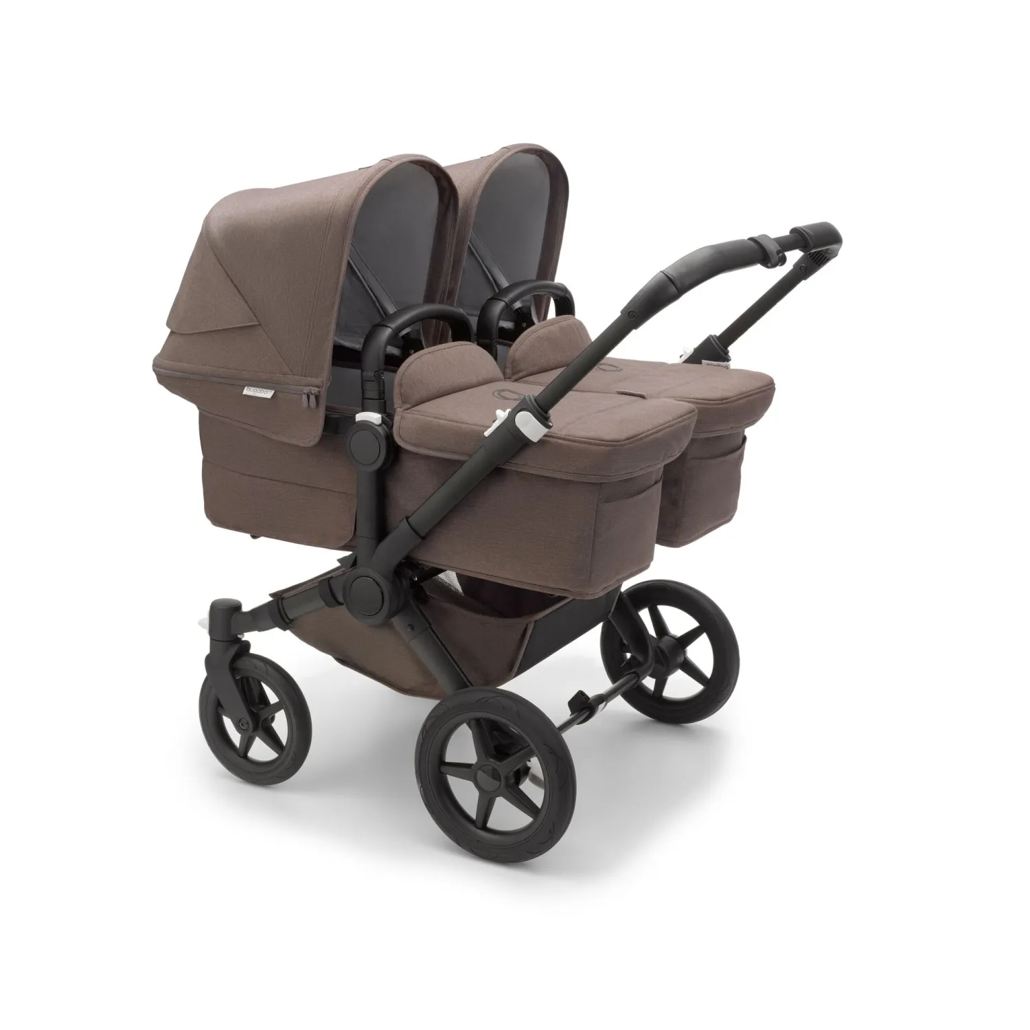 Коляска 2 в 1 Bugaboo Donkey5 Twin шасси Mineral Black