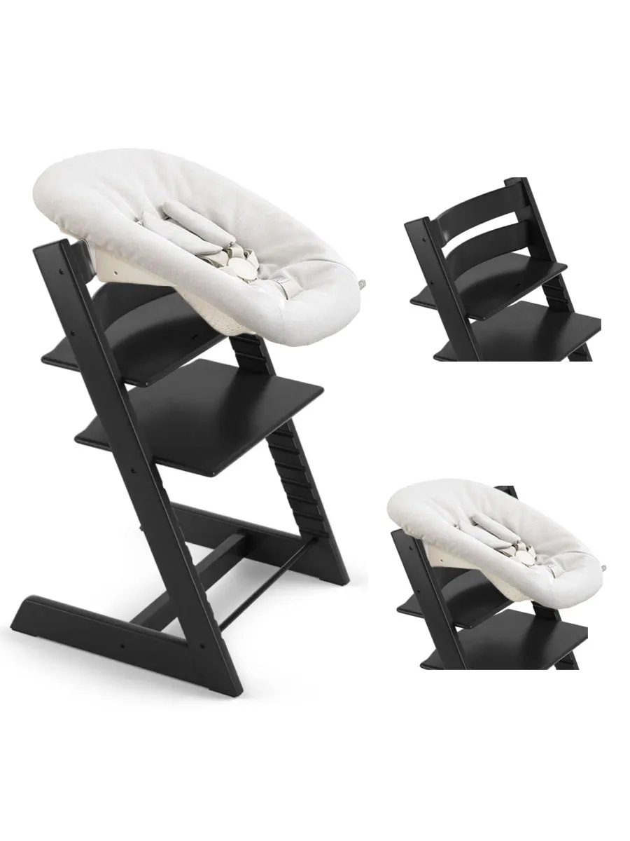 Стульчик растущий для новорожденных Stokke Tripp Trapp бук с сиденьем Newborn