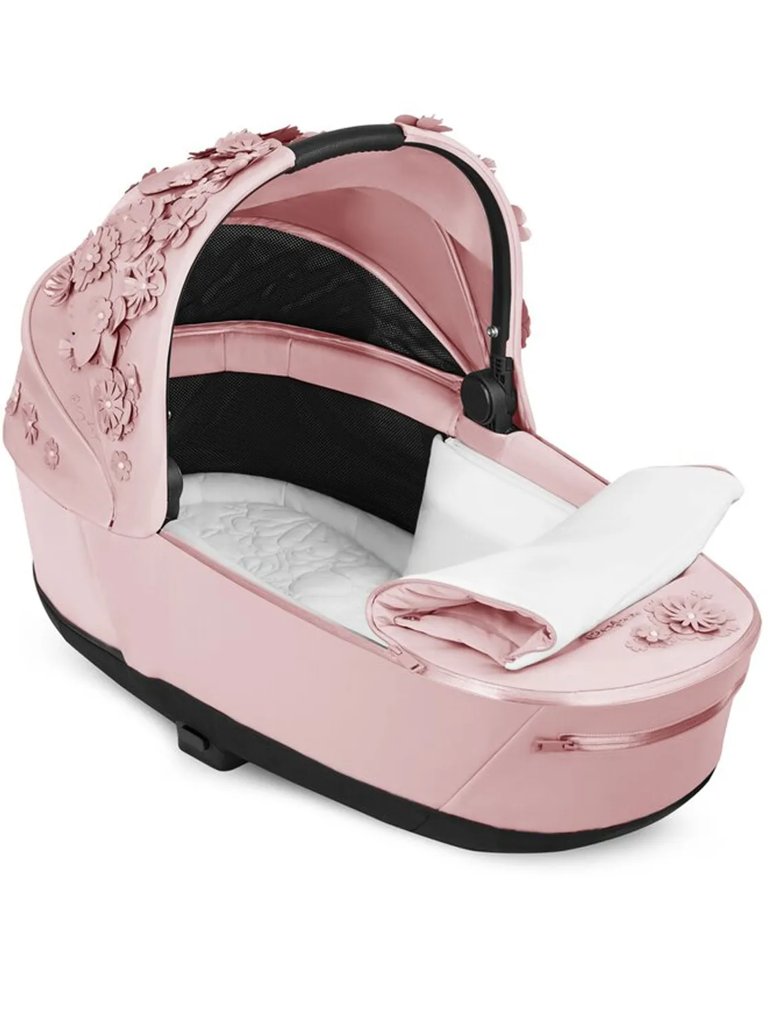 Коляска 2 в 1 Cybex Priam IV FE Simply Flowers Pink