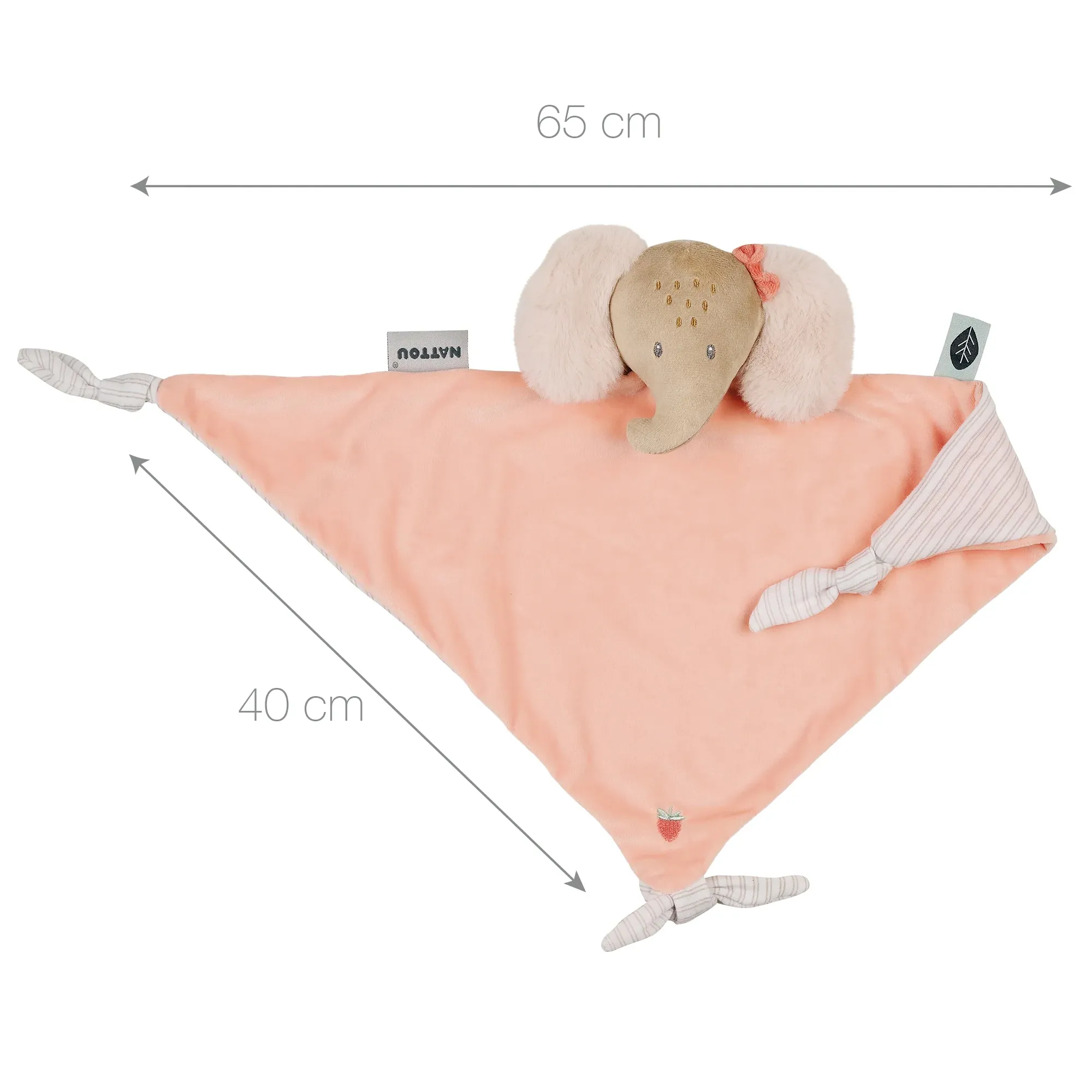 Игрушка мягкая Nattou Doudou большая FLO, ERNEST & OLI Слоник 682091