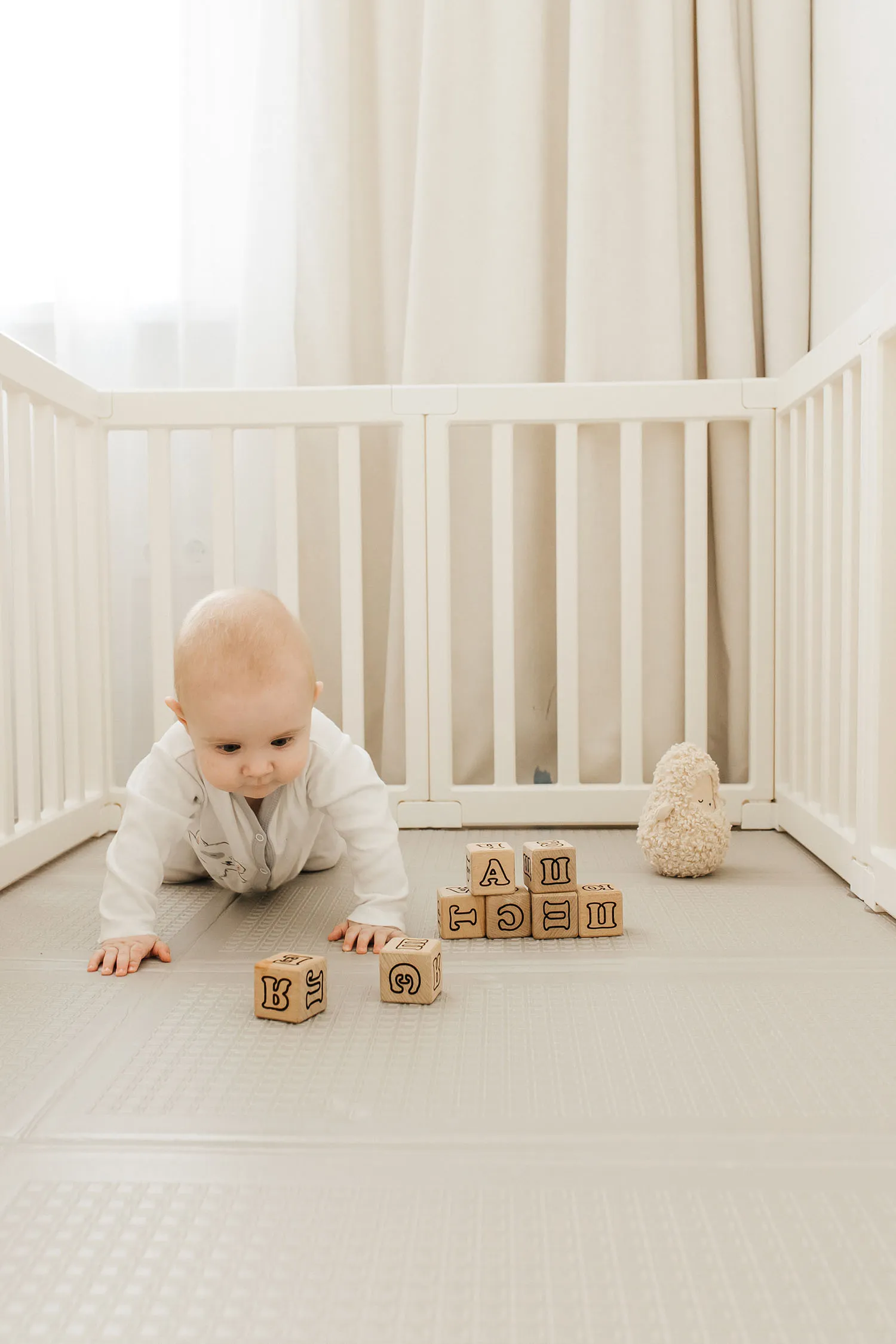 Манеж большой детский игровой UNIX Kids Classic Tree House 150x180