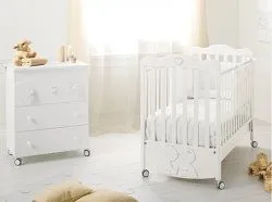 Комплект детской мебели: кровать и пеленальный комод Baby Expert Diamante Primo Amore