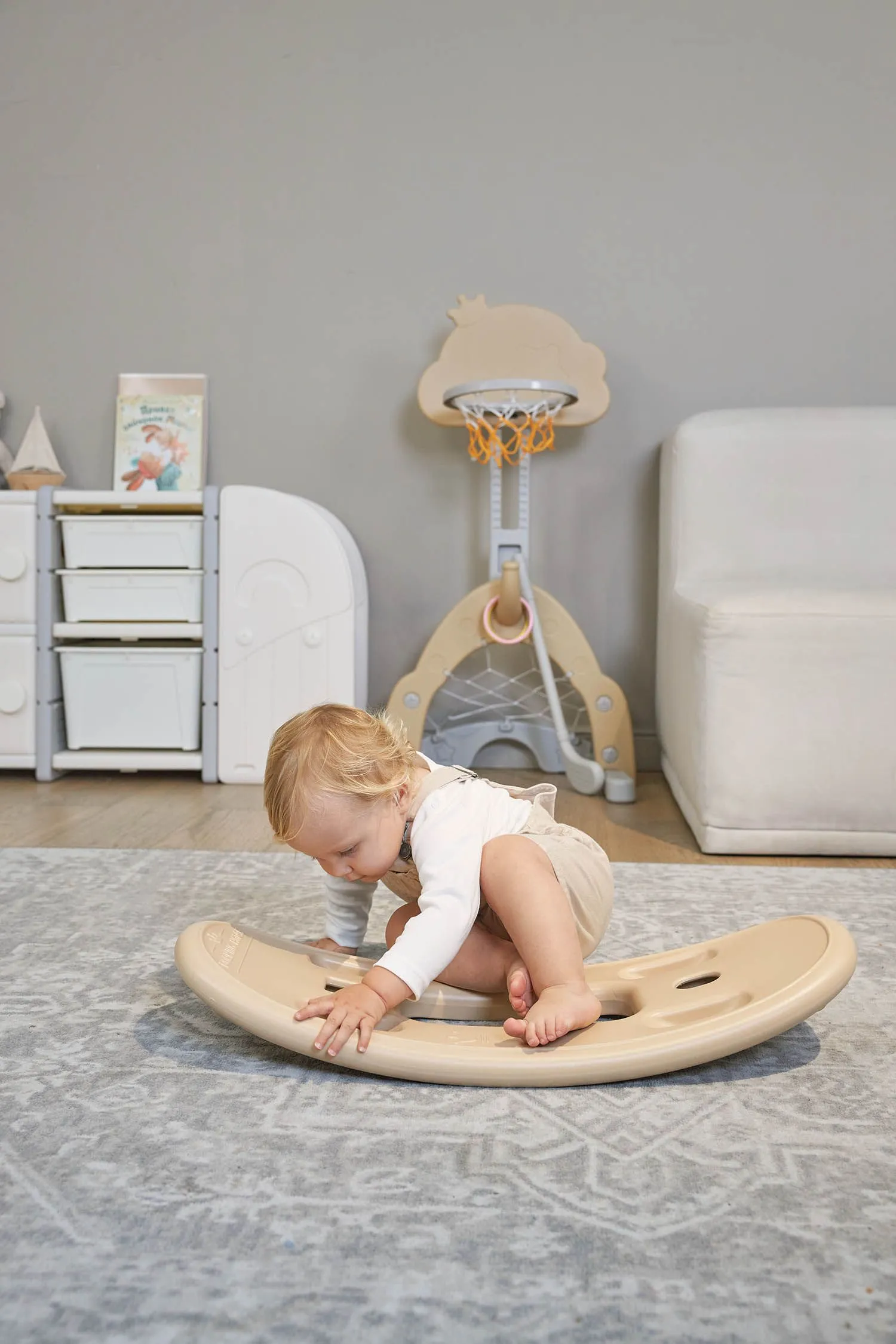 Лошадка-качалка-беговел UNIX Kids Camel PPRHWHCL