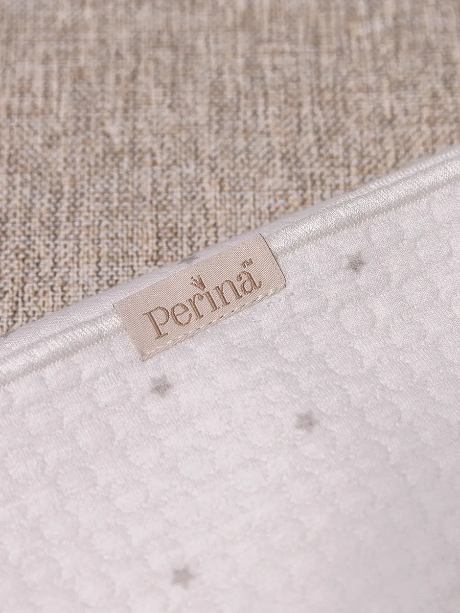 Пеленка PERINA непромокаемая 100x80 см Звёзды серые НП-10х8-З.06. Изображение 2