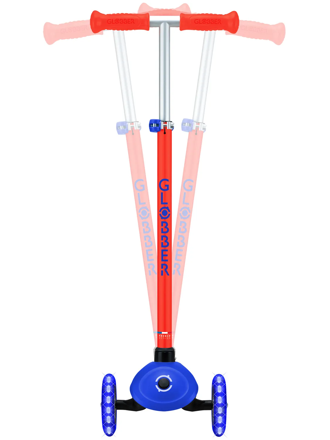 Самокат Globber Primo Plus Lights Neon