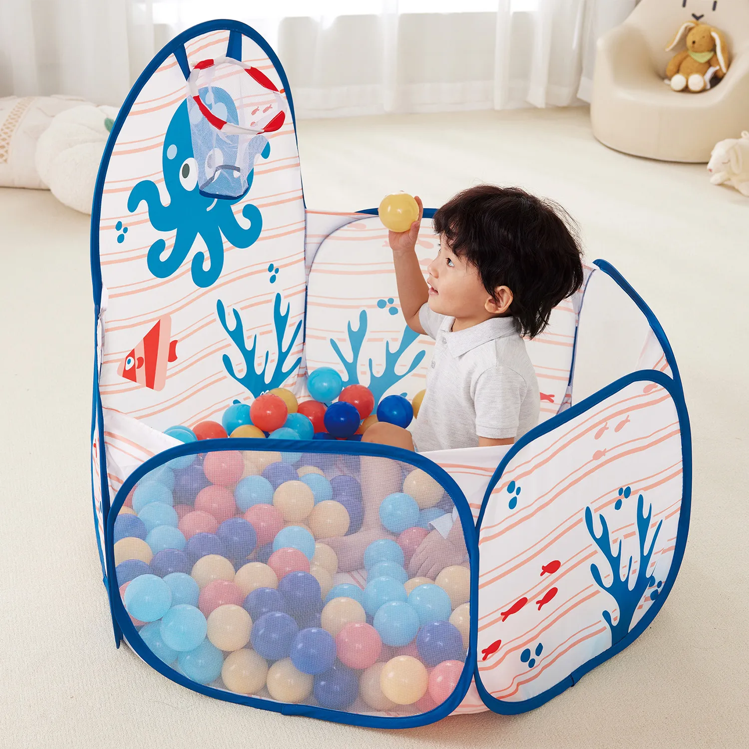 Бассейн сухой детский HAPE «Океан» с 200 шариками E8973_HP