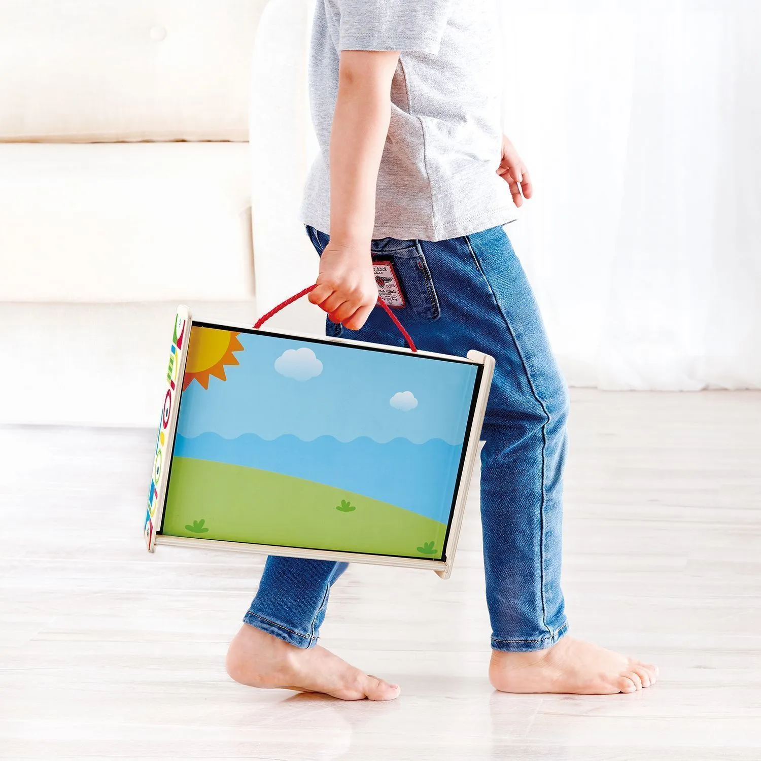 Магнитный конструктор Hape «Веселый художник»