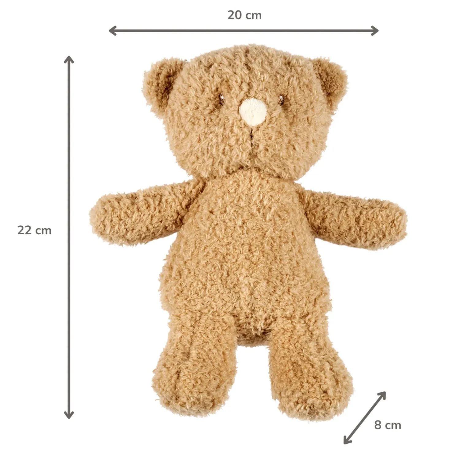 Игрушка мягкая Nattou Soft toy TEDDY Мишка 856324