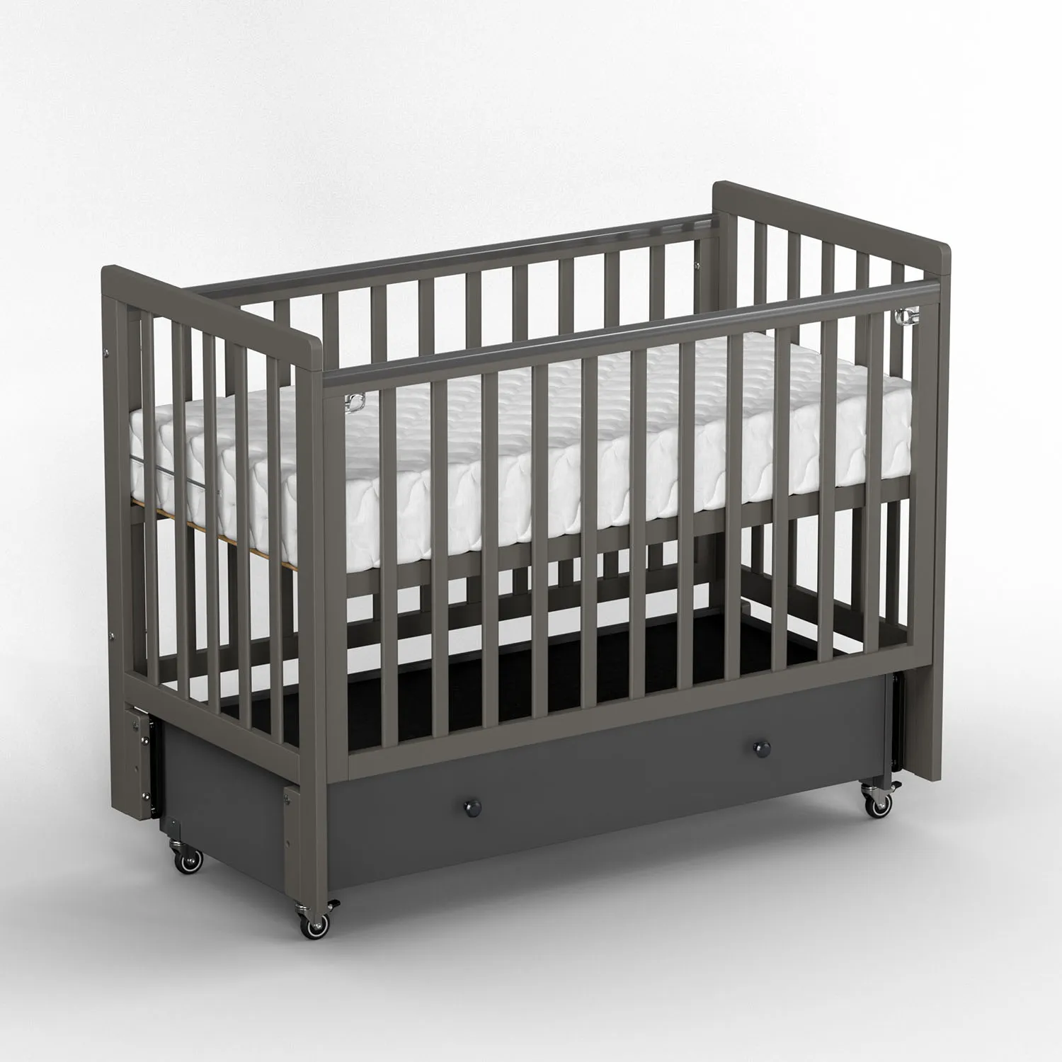 Кровать ANTEMI Classic Sleep 120х60 с ящиком-маятником