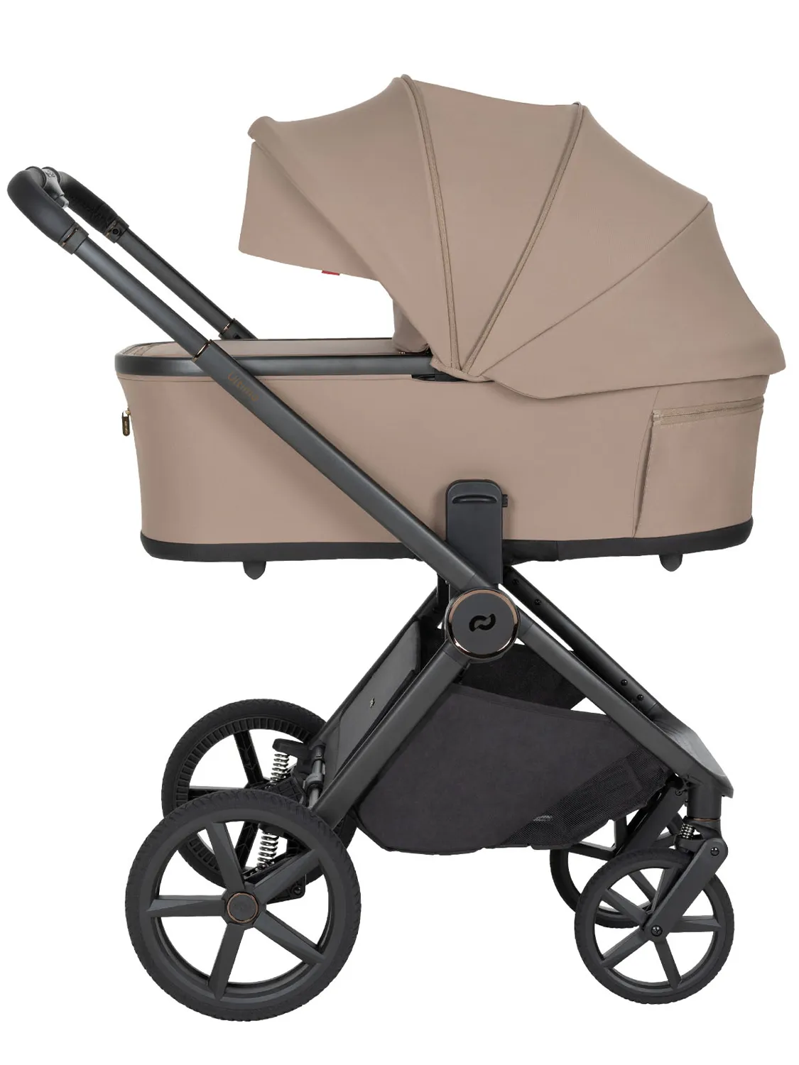 Коляска 2 в 1 Carrello Ultimo F CRL-6701, бежевый (acoustic beige). Изображение 3