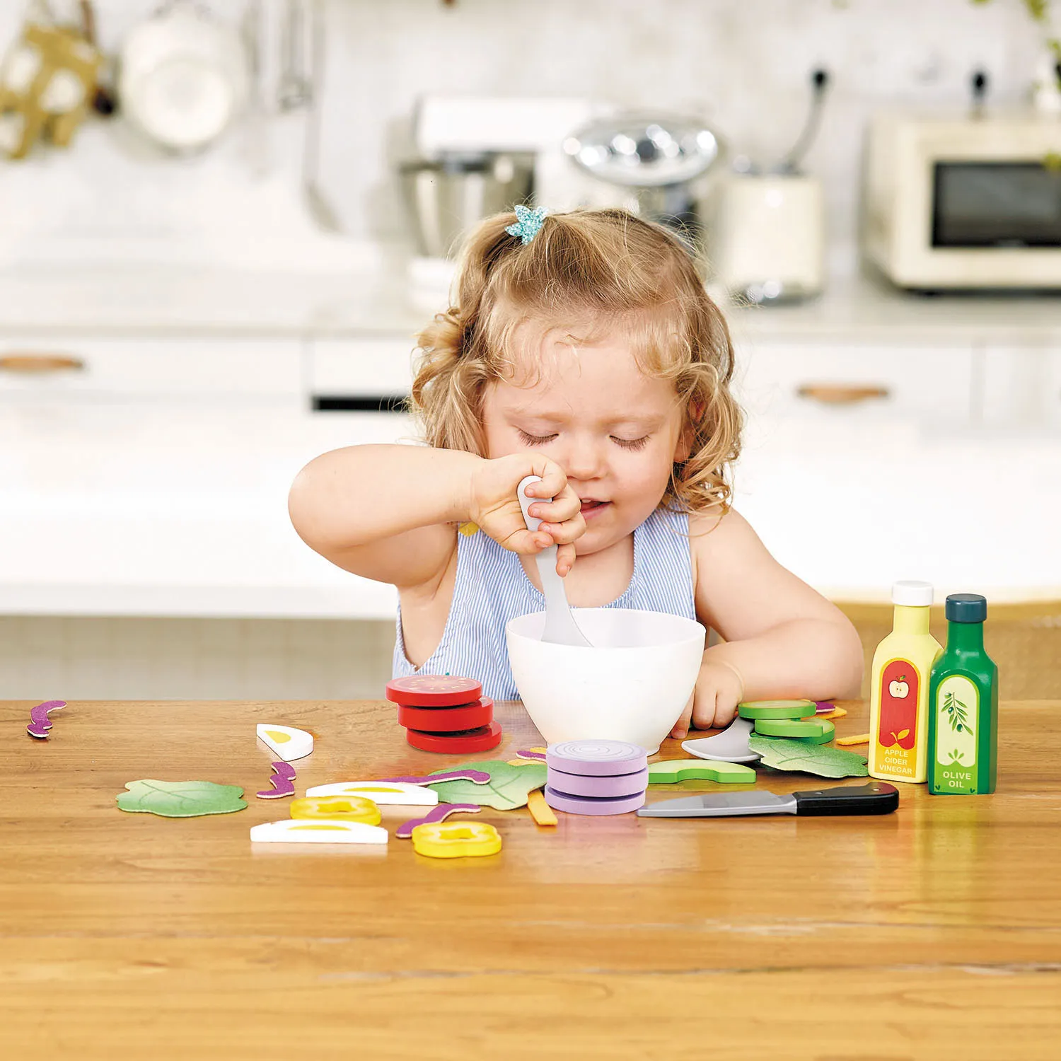 Набор игровой HAPE для детей «Салат из овощей», 40 предметов E3174_HP