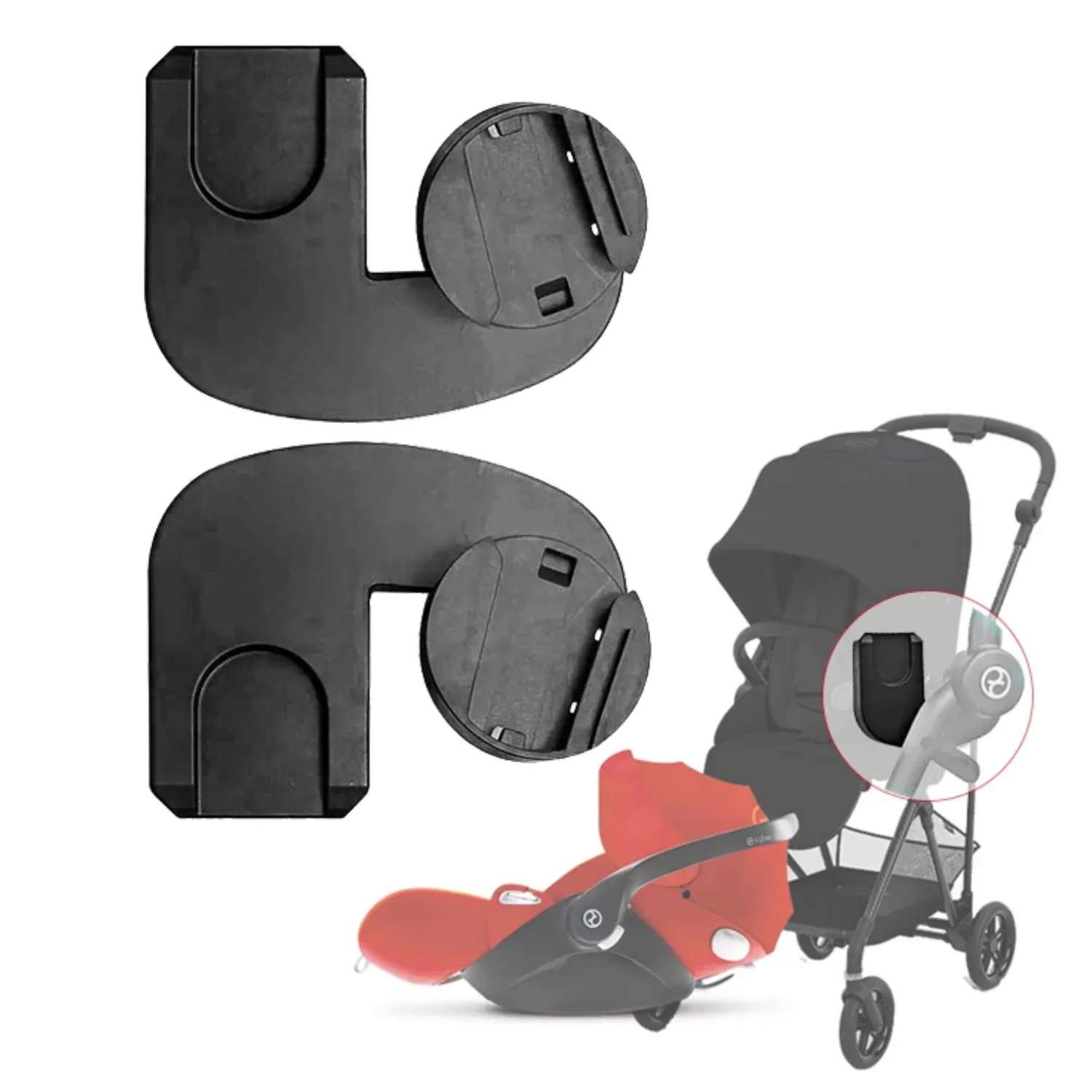 Адаптер Cybex Melio для установки автокресел Maxi-Cosi/Cybex/BeSafe