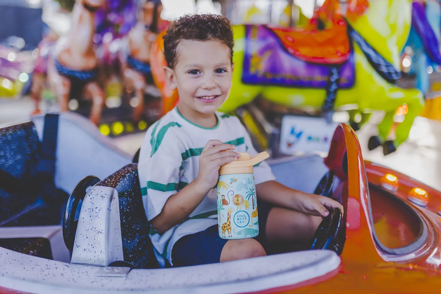 Термос-термобутылка Cool Bottles Kiddie Wild Crew 350 мл