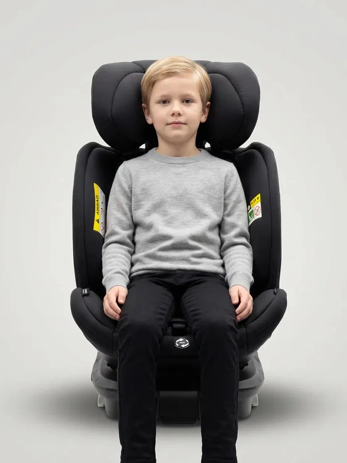 Автокресло 0+/1/2/3 Agex Comfort i-Fix 360 нов, черный (black). Изображение 39