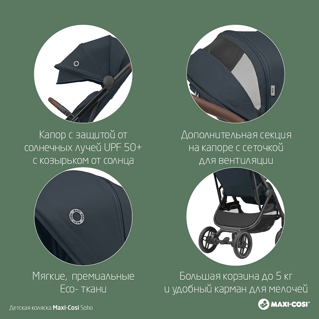 Коляска прогулочная Maxi-Cosi Soho