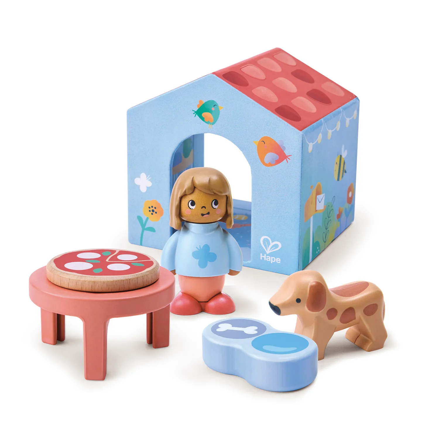 Набор игровой HAPE «Маленький домик» (детская иллюстрированная книга Hape Land) E3442_HP