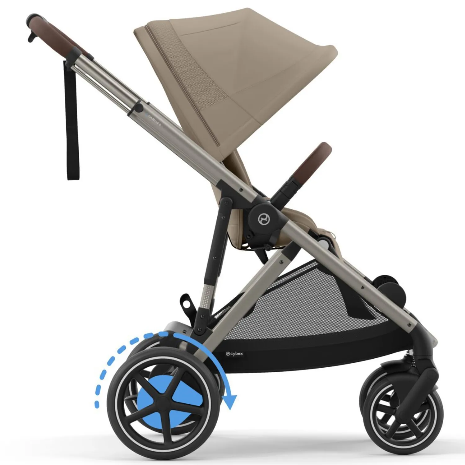 Коляска прогулочная Cybex E-Gazelle S с корзиной