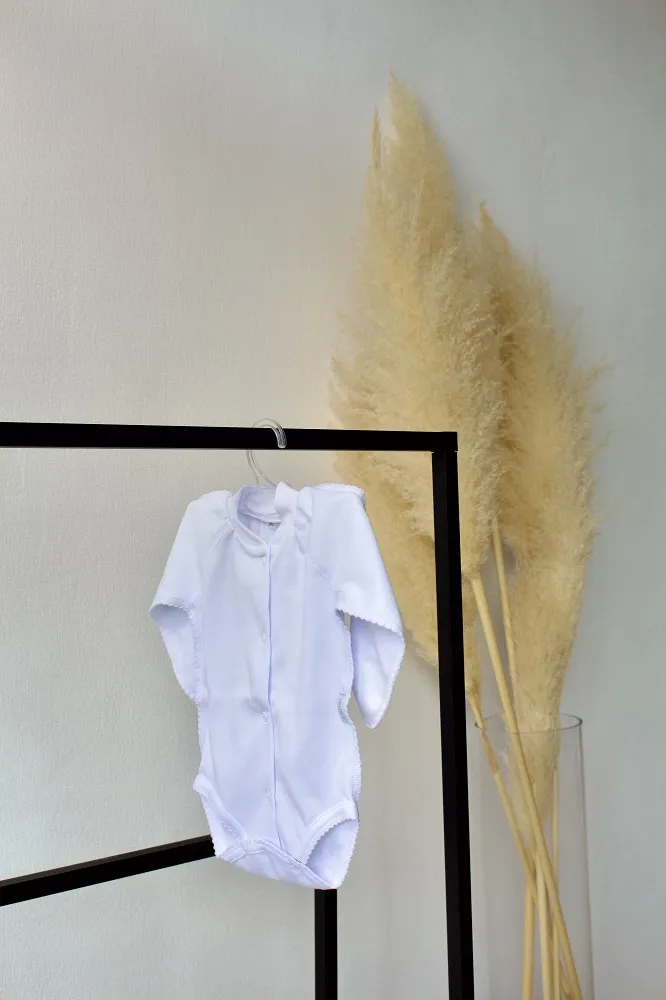 Комплект Lapsi № 2.3 боди 2 шт, цвет серый/белый