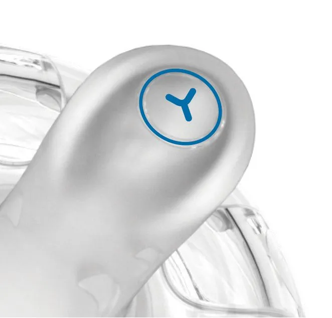 Соска для бутылочек Nuvita силиконовая 6064 Teats Flow Y, 2 шт NU-ALMB0013