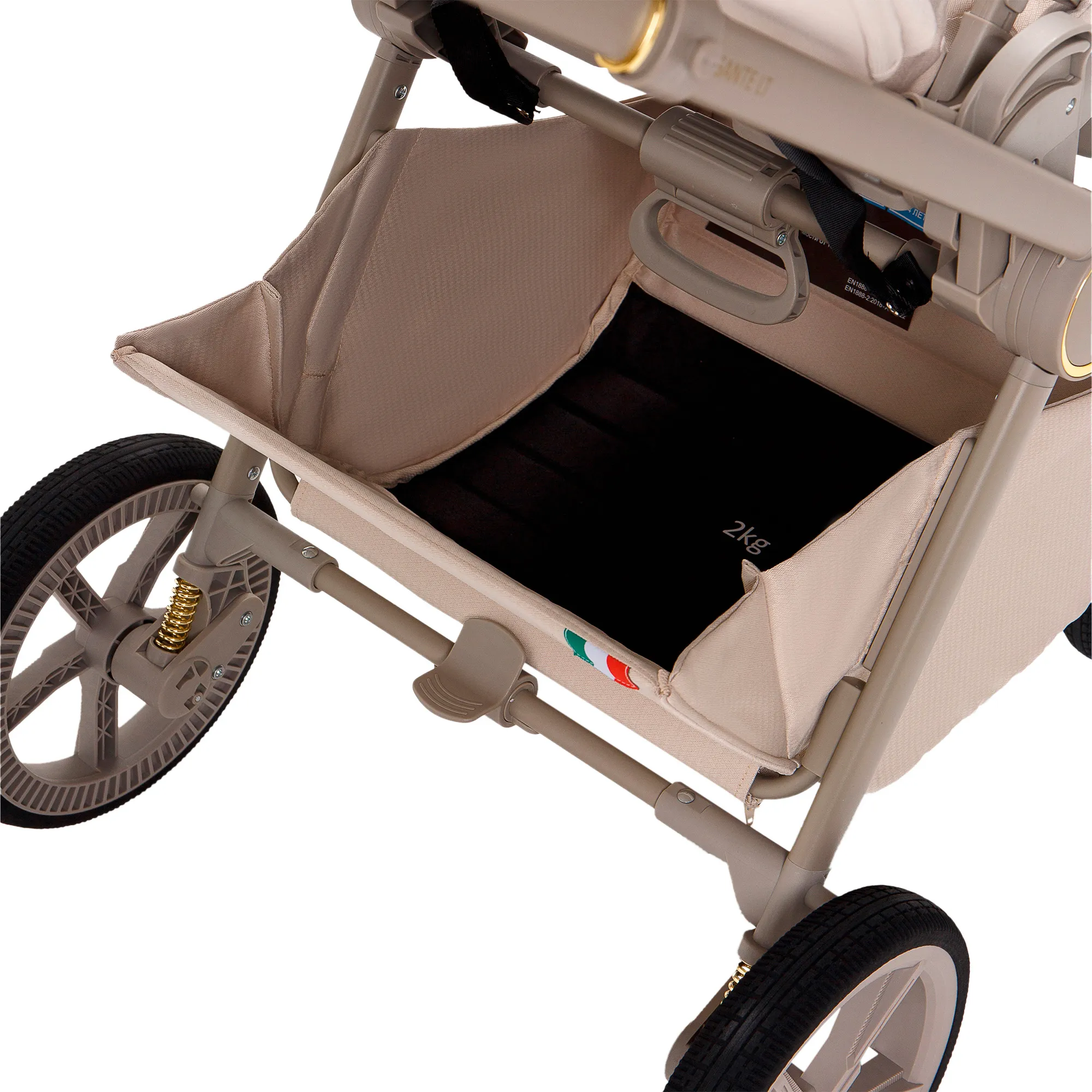Коляска 2 в 1 SBL Elegante LT Beige
