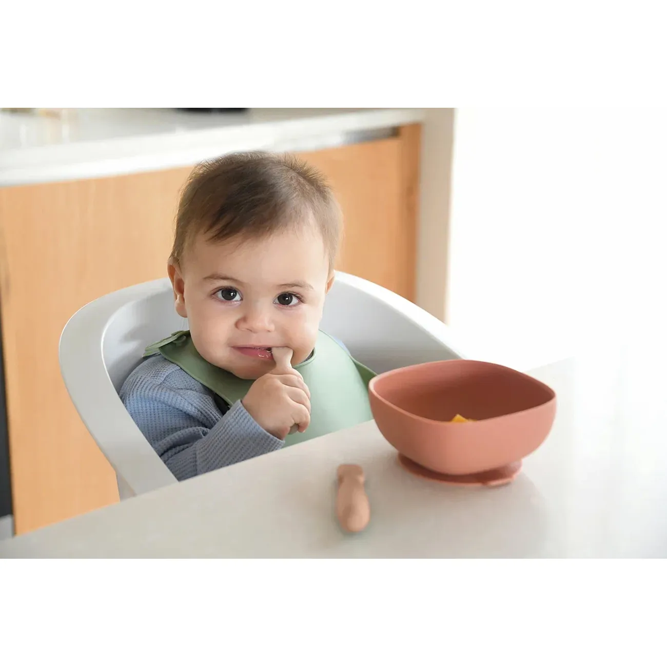 Набор ложек Beaba силиконовых в блистере 2 шт /4М+ LOT 2 PRE-CUILLERE SIL