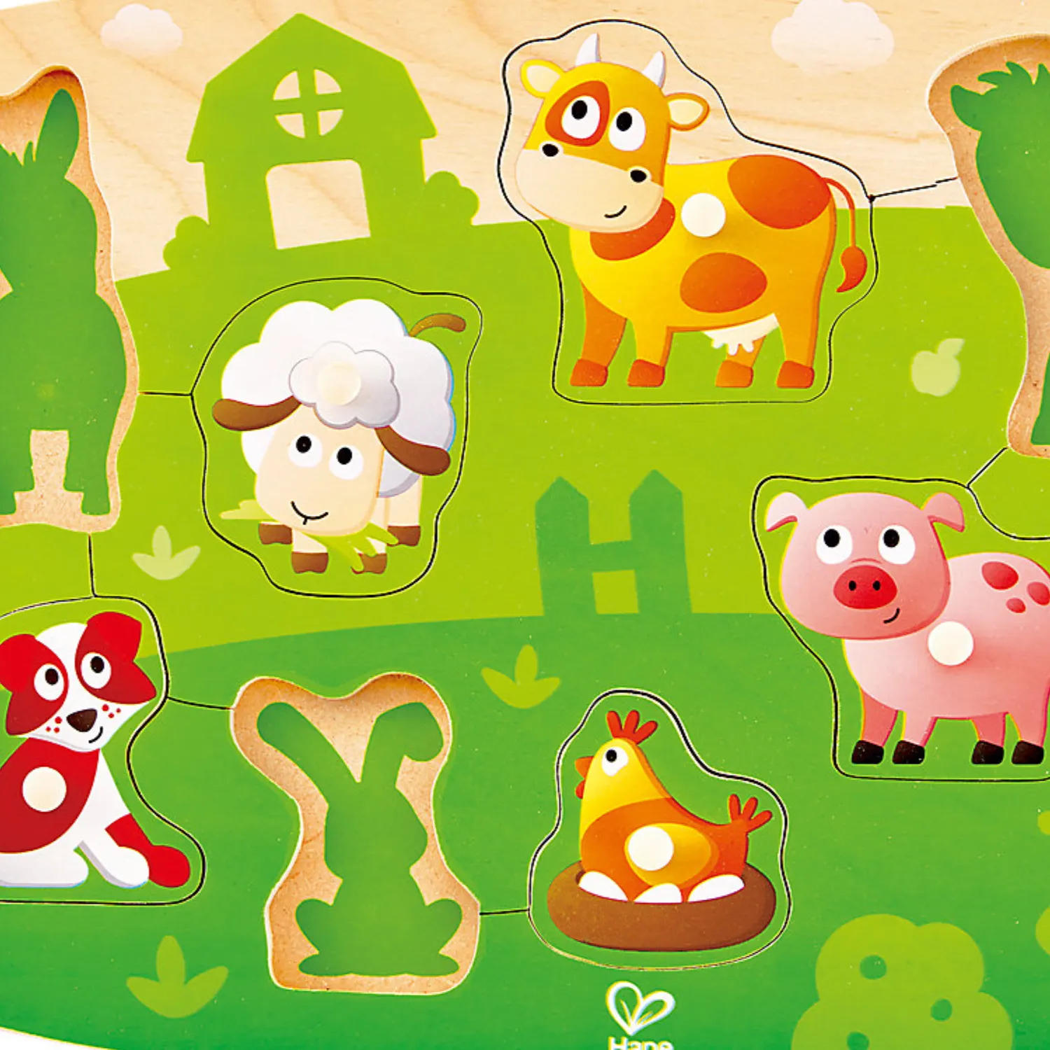 Вкладыши Hape «Ферма» E1408_HP