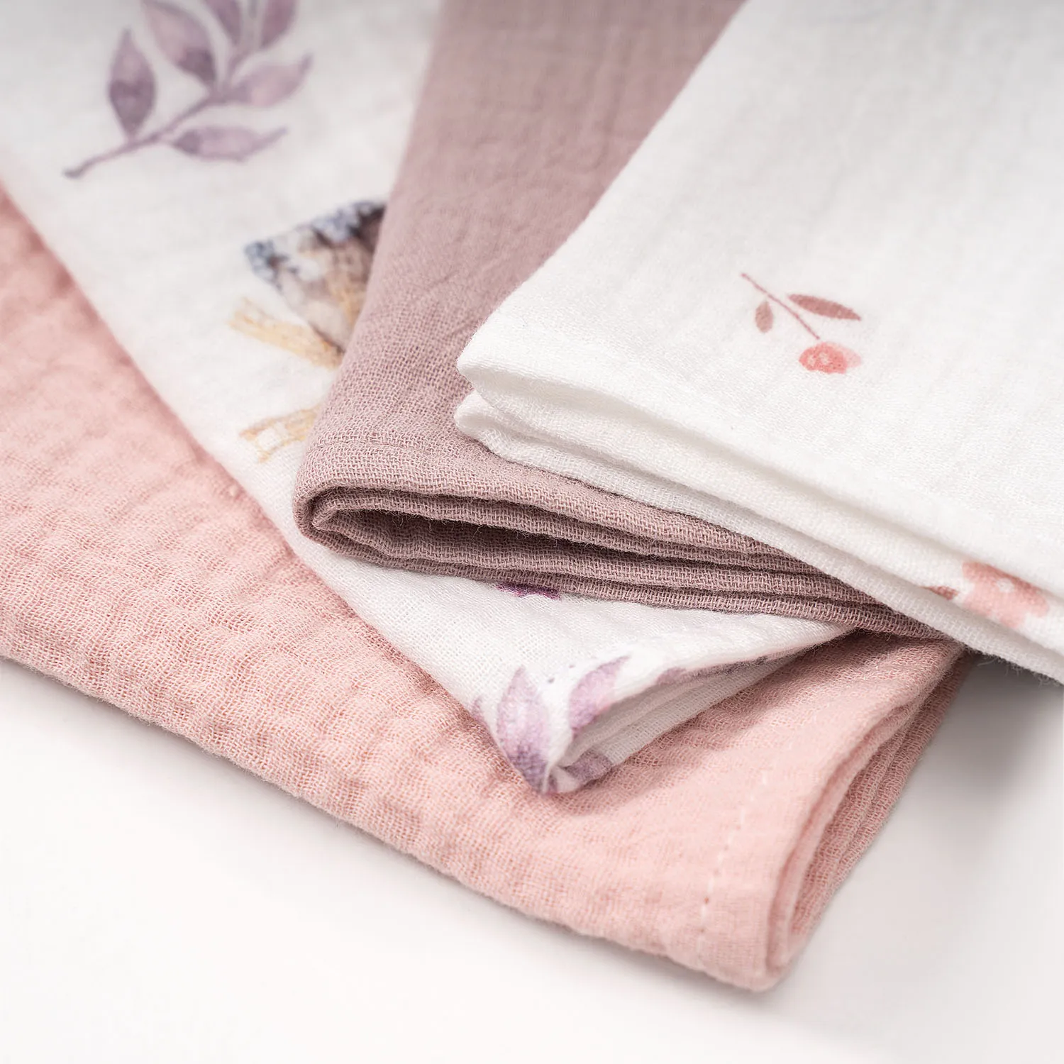 Комплект муслиновых платочков-салфеток PERINA